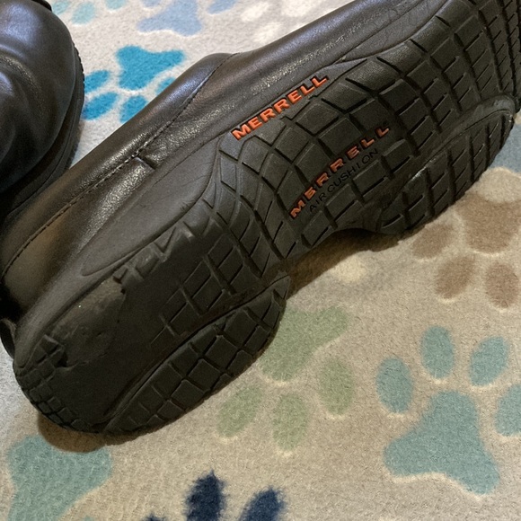 Merrell air cushion leather black shoes - Picture 6 of 7